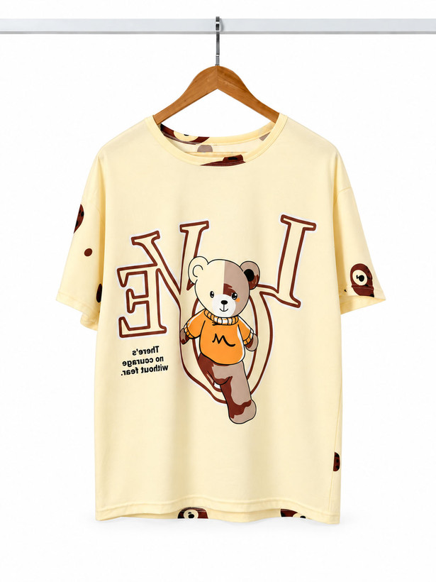 ست تیشرت و شلوار و شورتک وارداتی Cookie Bear