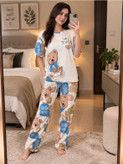 ست تیشرت و شلوار و شورتک وارداتی طرح LOVE